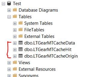 SQL Database structure of MT Cache