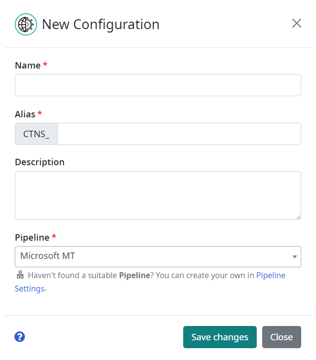 Configuration creation