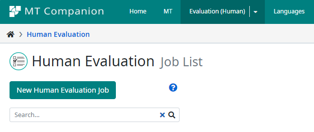 Human Evaluation Job list