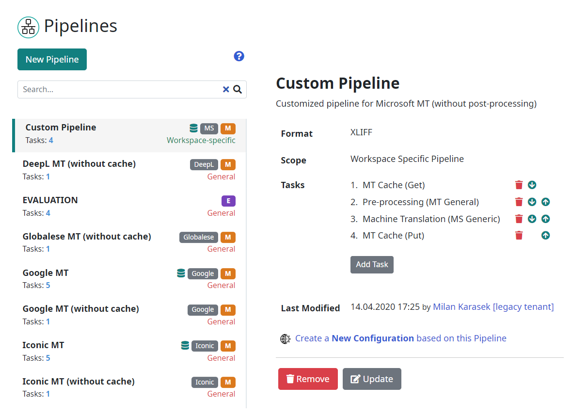 Pipelines