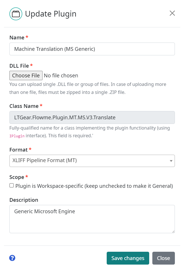 Plugin Update